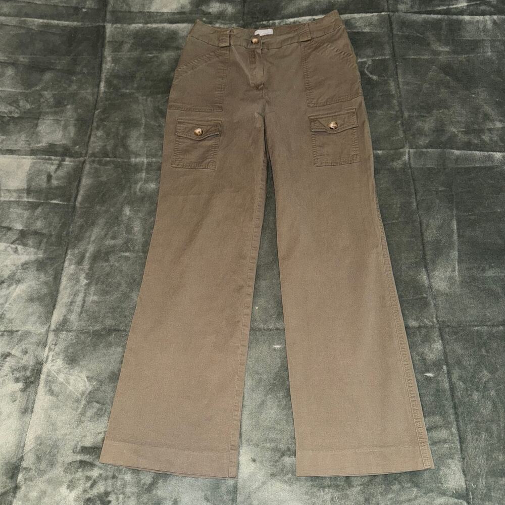 Laura Clement Collection Cargo Pants Straight Leg Women's Size Small Casual